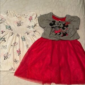 Minnie Mouse bundle (2) Sundresses with Crew Neck